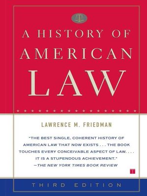cover image of A History of American Law